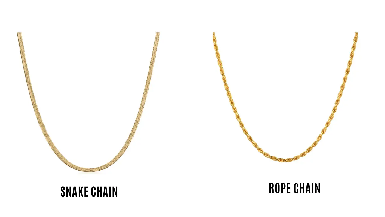 snake chain and robe chain
