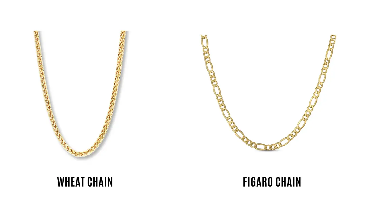 wheat chain and figaro chain