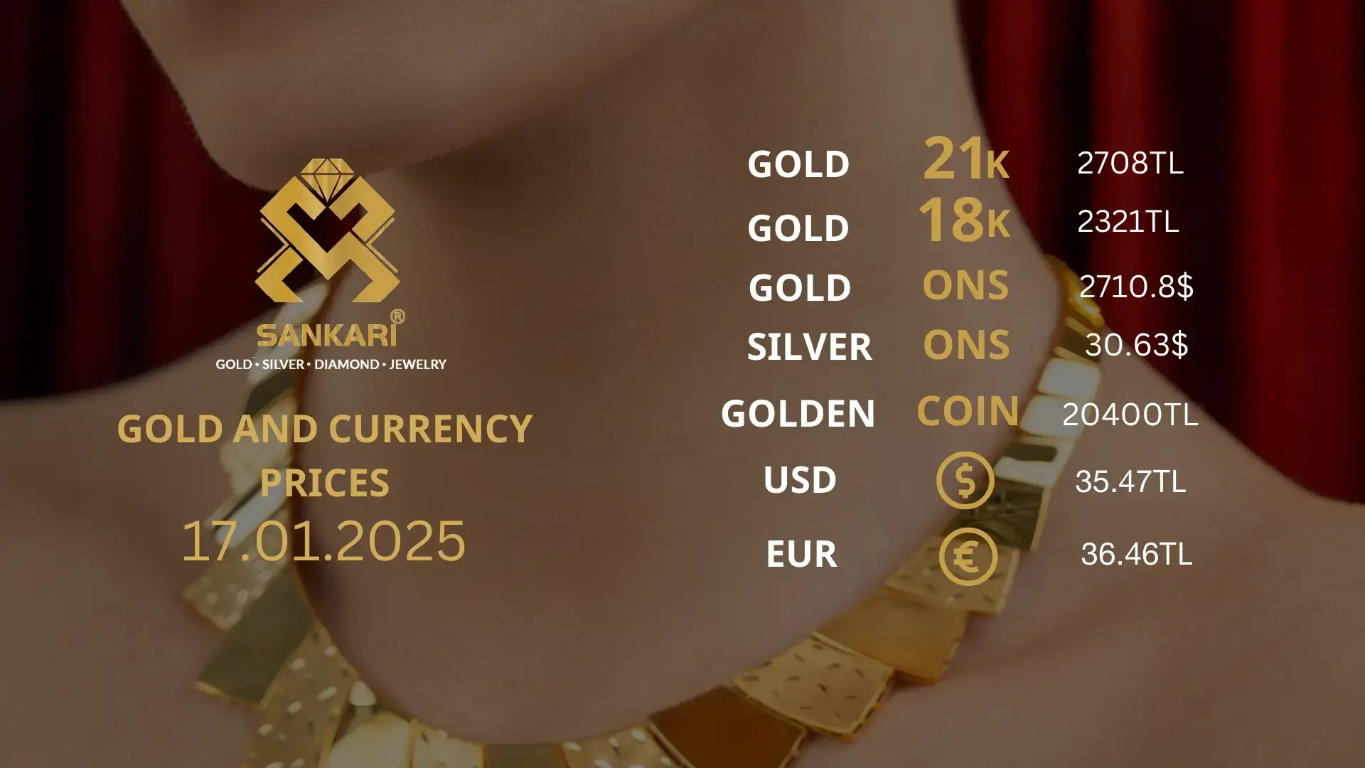 Gold Price Today, Friday 17 January 2025: Latest Updates Gold Prices