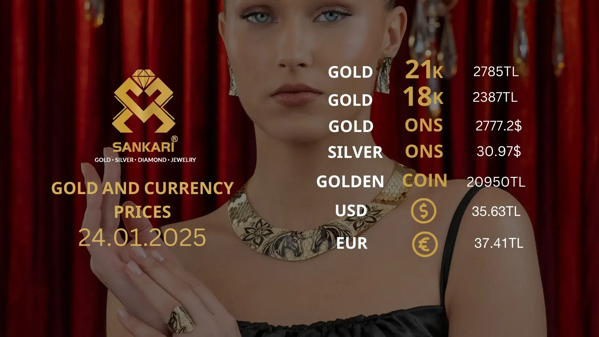 Gold Price Today, Friday 24 January 2025: Latest Updates Gold Prices