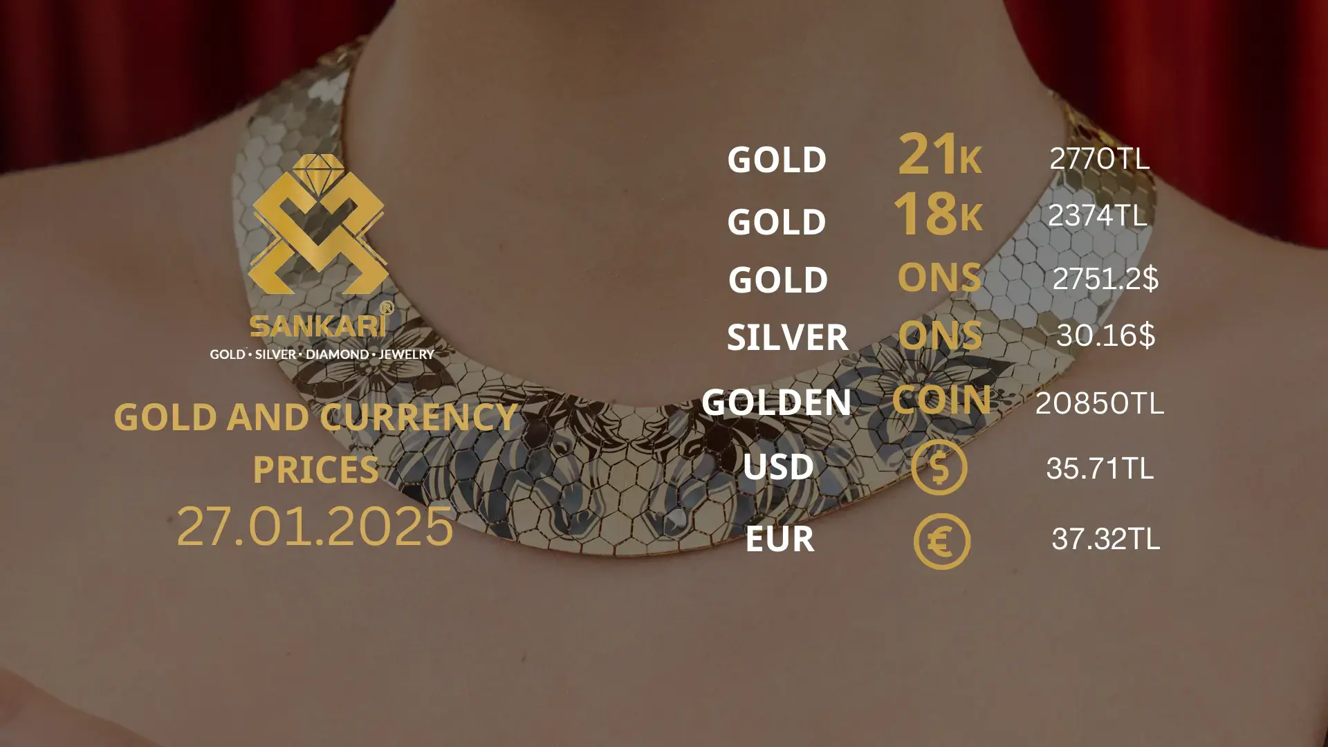 Gold Price Today, Monday 27 January 2025: Latest Updates Gold Prices