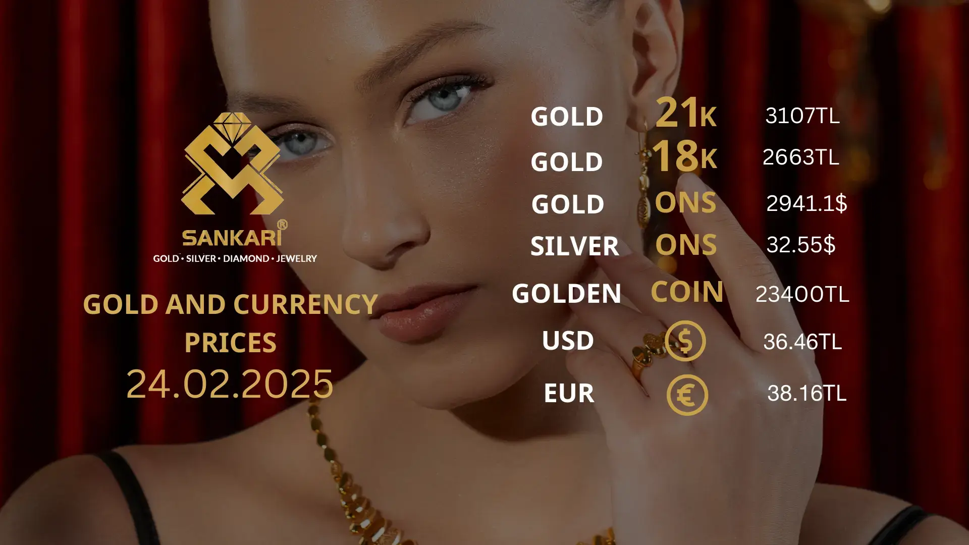 Gold Price Today, Monday 24 February 2025: Latest Updates Gold Prices