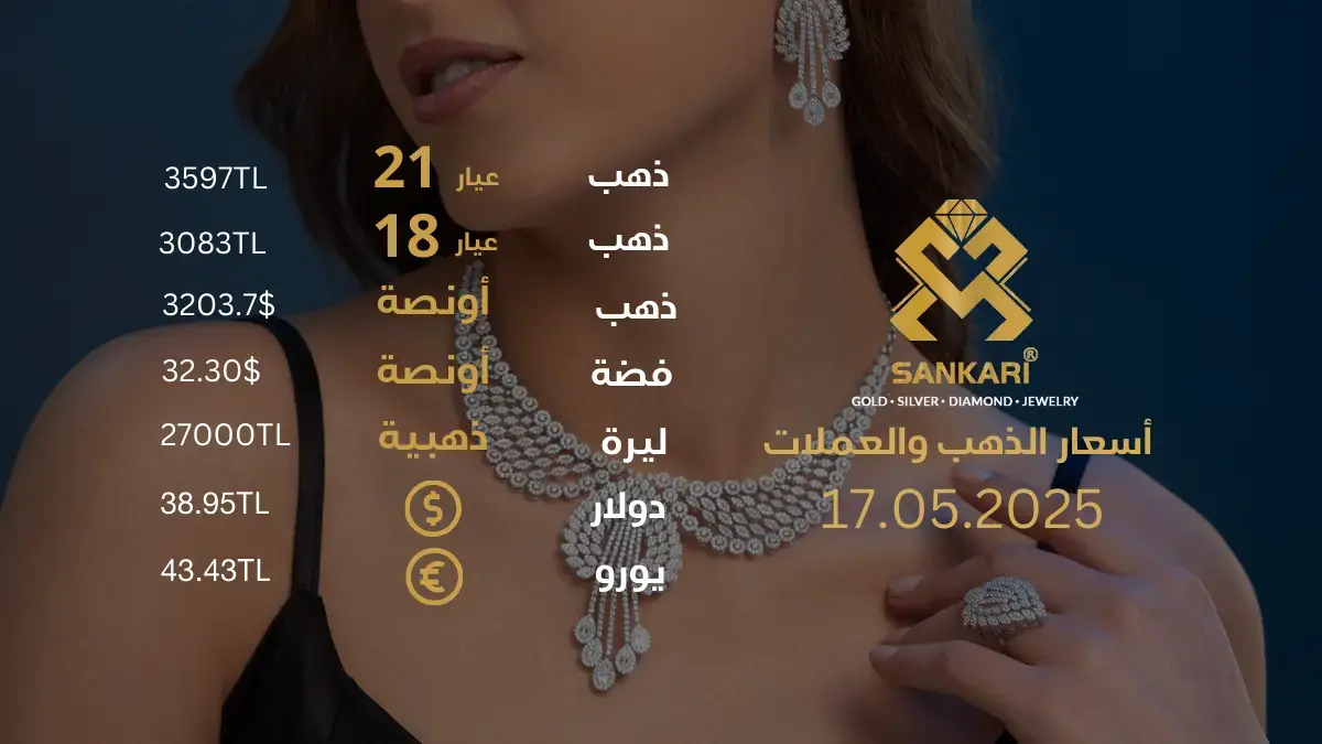 سعر الذهب اليوم في تركيا بتاريخ 2025-05-17 تحديثات دقيقة حول أسعار الذهب