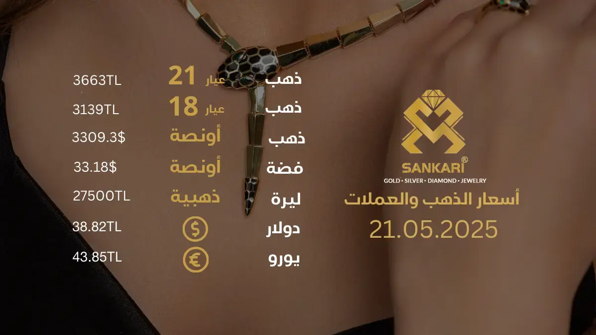 سعر الذهب اليوم في تركيا بتاريخ 2025-05-21 تحديثات دقيقة حول أسعار الذهب
