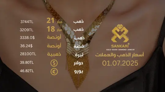 سعر الذهب اليوم في تركيا بتاريخ 2025-07-01 تحديثات دقيقة حول أسعار الذهب