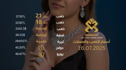 سعر الذهب اليوم في تركيا بتاريخ 2025-07-16 تحديثات دقيقة حول أسعار الذهب