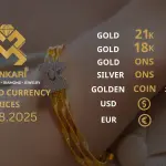 Gold Price Today, Thursday 21 august 2025: Latest Updates Gold Prices