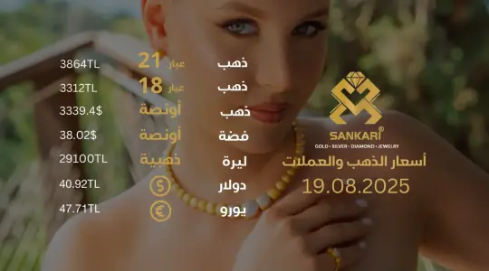 سعر الذهب اليوم في تركيا بتاريخ 2025-08-19 تحديثات دقيقة حول أسعار الذهب