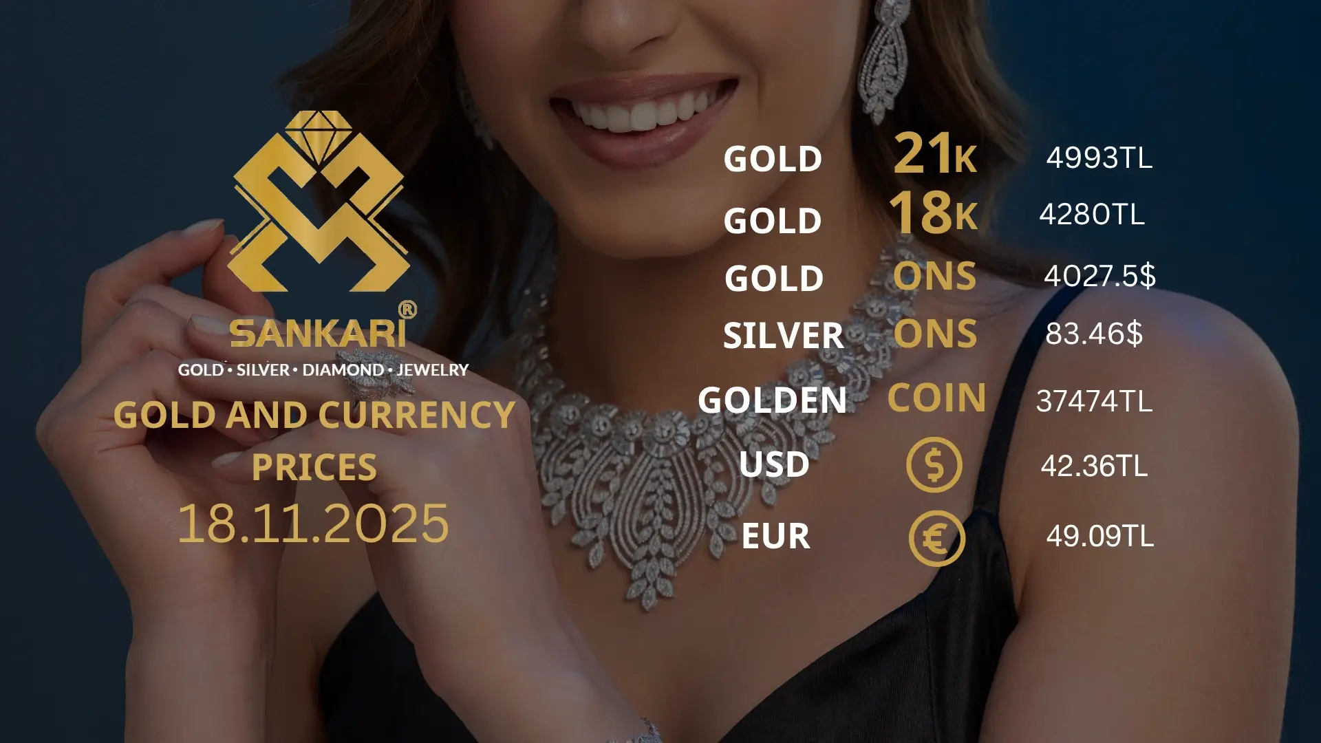 Gold Price Today in Turkey, Tuesday 18 November 2025 – Latest Gold & Currency Updates