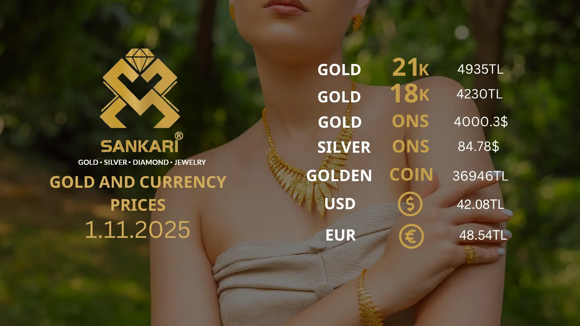 سعر الذهب اليوم في تركيا بتاريخ 2025-11-01 تحديثات دقيقة حول أسعار الذهب