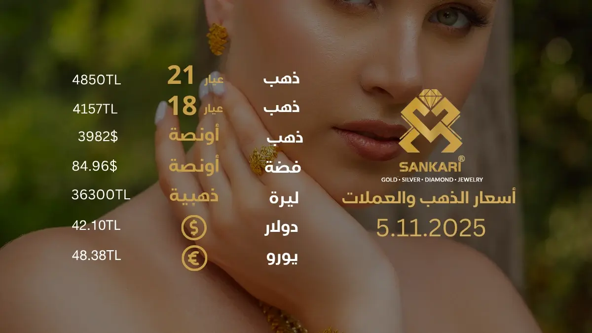 سعر الذهب اليوم في تركيا بتاريخ 2025-11-05 تحديثات دقيقة حول أسعار الذهب