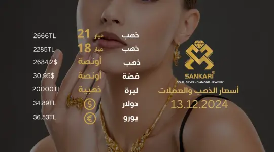 سعر الذهب اليوم في تركيا بتاريخ 13ديسيمبر 2024: تحديثات دقيقة حول أسعار الذهب