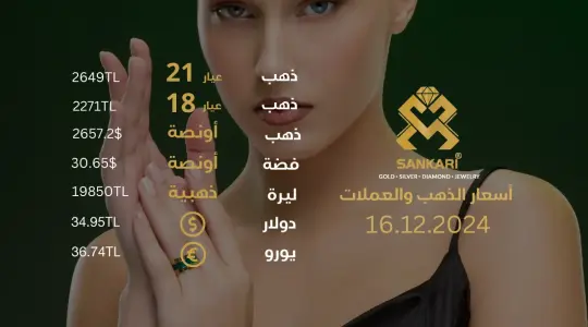 سعر الذهب اليوم في تركيا بتاريخ 16 ديسيمبر 2024: تحديثات دقيقة حول أسعار الذهب