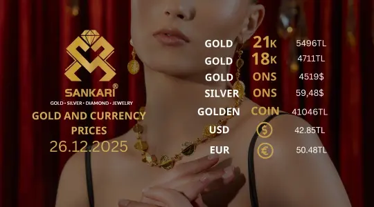 Gold Price Today in Turkey, Friday 26 December 2025 – Latest Gold & Currency Updates