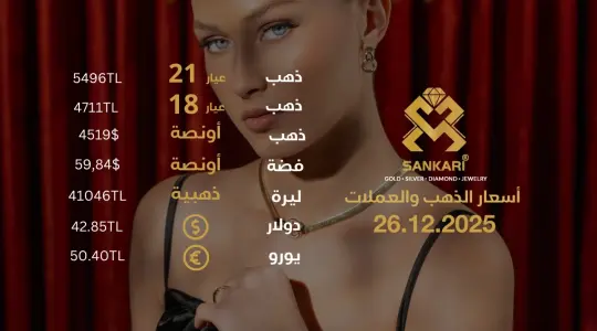سعر الذهب اليوم في تركيا بتاريخ 2025-12-26 تحديثات دقيقة حول أسعار الذهب