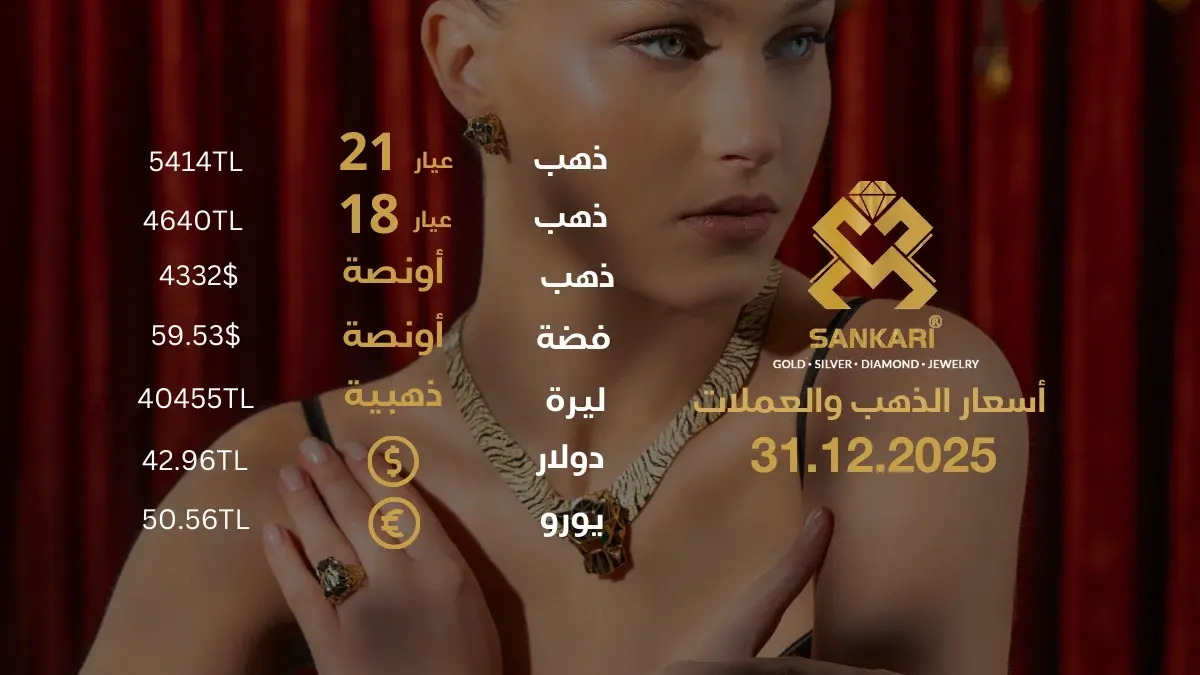 سعر الذهب اليوم في تركيا بتاريخ 2025-12-31 تحديثات دقيقة حول أسعار الذهب