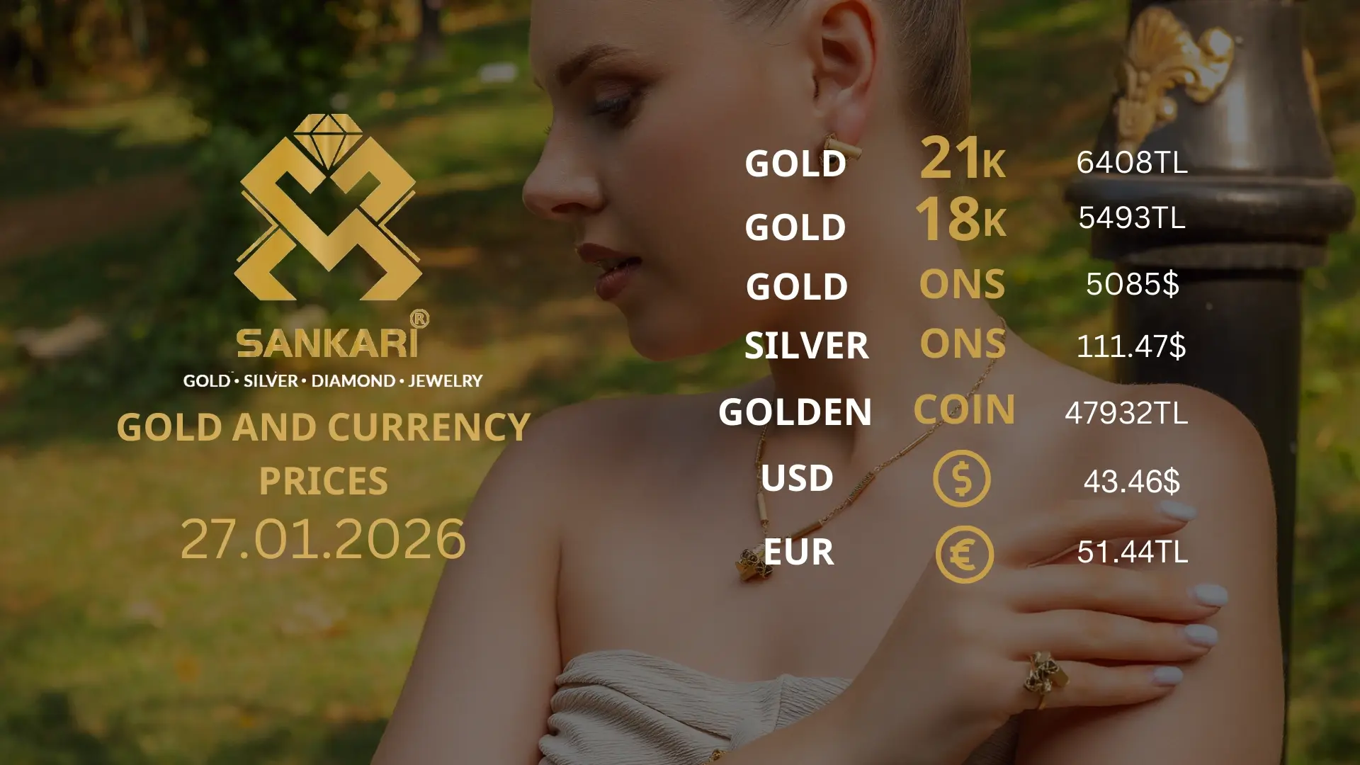 Gold Price Today in Turkey, Tuesday 27 January 2026 – Latest Gold & Currency Updates