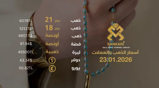 سعر الذهب اليوم في تركيا بتاريخ 2026-01-23 تحديثات دقيقة حول أسعار الذهب
