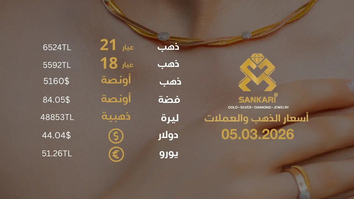 سعر الذهب اليوم في تركيا بتاريخ 2026-03-05 تحديثات دقيقة حول أسعار الذهب