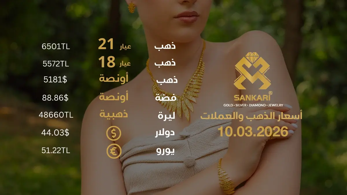 سعر الذهب اليوم في تركيا بتاريخ 2026-03-10 تحديثات دقيقة حول أسعار الذهب