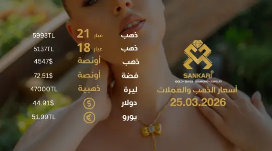 سعر الذهب اليوم في تركيا بتاريخ 2026-03-25 تحديثات دقيقة حول أسعار الذهب
