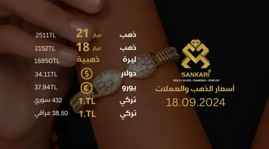 تحديث أسعار الذهب في تركيا - 18 سبتمبر 2024: سعر جرام الذهب والليرة الذهبية اليوم