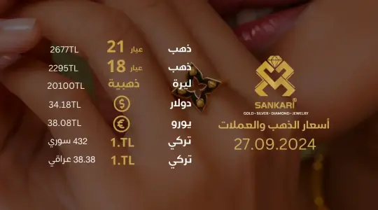 تحديث أسعار الذهب في تركيا - 27 سبتمبر 2024: سعر جرام الذهب والليرة الذهبية اليوم