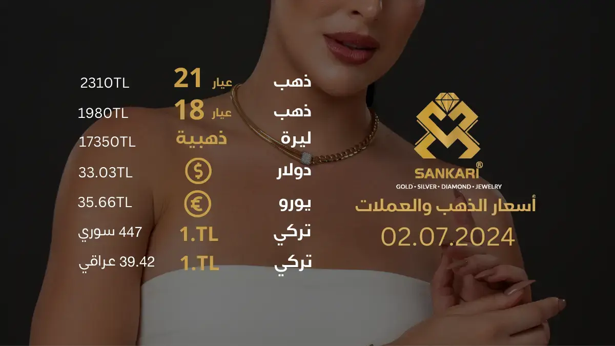 سعر الذهب في تركيا اليوم الجمعة 02-08-2024