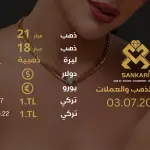 سعر الذهب في تركيا اليوم السبت 03-08-2024