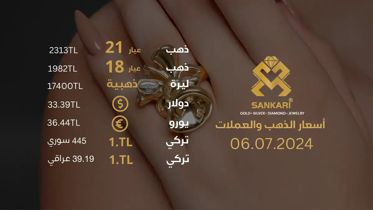 سعر الذهب في تركيا اليوم الثلاثاء 06-08-2024