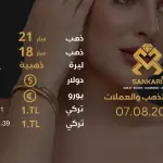 سعر الذهب في تركيا اليوم الاربعاء 07-08-2024