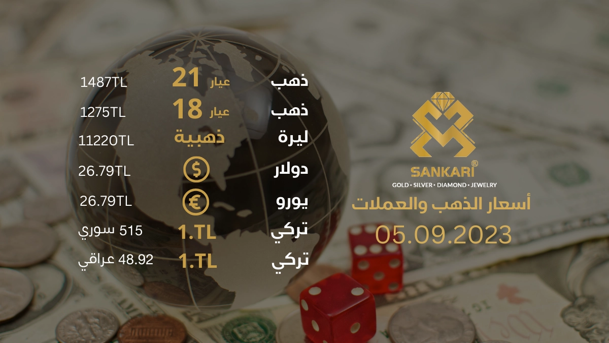 سعر غرام الذهب اليوم الثلاثاء 05-09-2024 - سعر الليرة اليوم