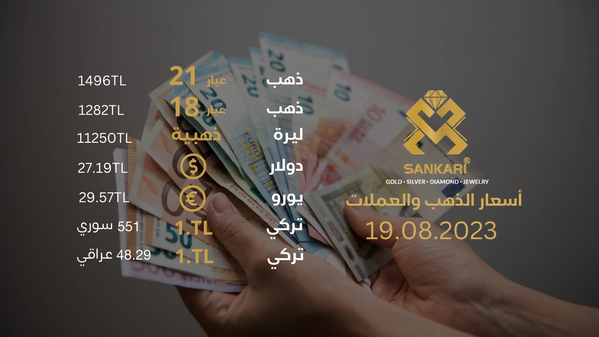 سعر غرام الذهب اليوم السبت 19-08-2024 - سعر الليرة اليوم