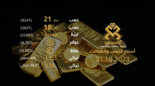 سعر غرام الذهب يوم الثلاثاء 31-10-2024 - سعر الليرة الذهب