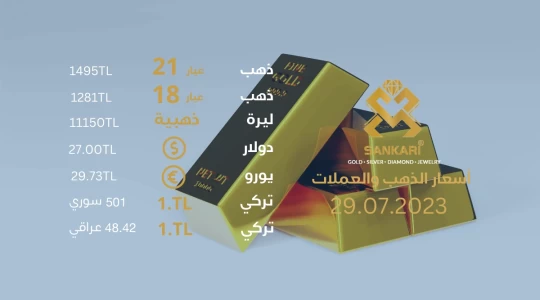 سعر جرام الذهب يوم السبت 29-07-2024 - سعر الليرة التركية اليوم