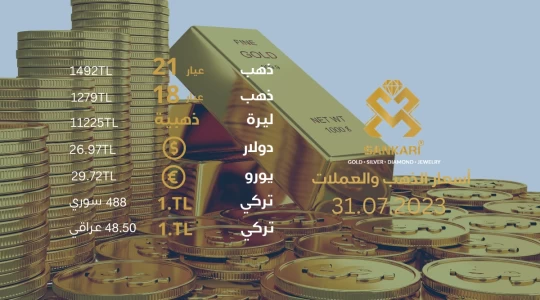 سعر جرام الذهب يوم الاثنين 31-07-2024 - سعر الليرة التركية اليوم